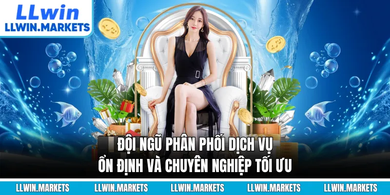 Đội ngũ phân phối dịch vụ ổn định và chuyên nghiệp tối ưu